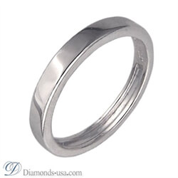 Picture of 3mm and 4.5 mm Duo Wedding bands