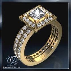 Picture of 0.84 carat designers bridal ring sets