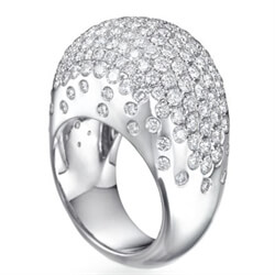 Picture of Bombay diamond Cocktail designers ring