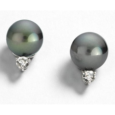 9.5mm South sea pearl stud earrings