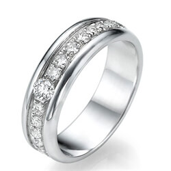 Picture of 3/4 carat wedding or anniversary eternity ring.5.75 mm 