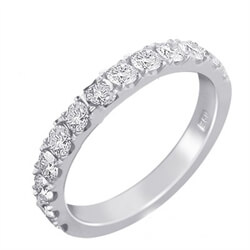 Picture of 1  carat side diamonds matching wedding band