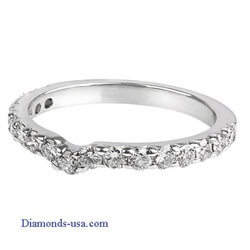 Picture of 3/4 Carats Round Diamonds Wedding Band