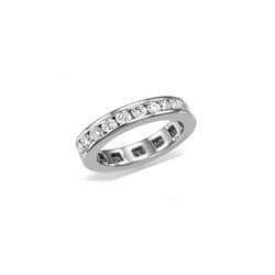 Picture of 1.25 carats Round diamonds eternity band