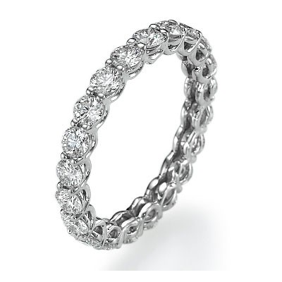 The waves diamonds eternity ring, 2 carats