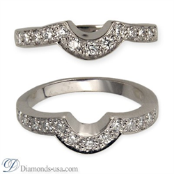 Picture of Wedding ring with 0.25 carat diamonds