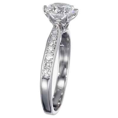 Designers prongs head engagement ring