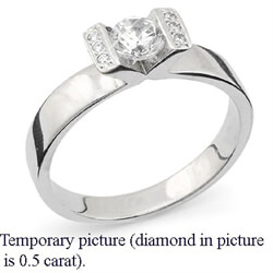 Picture of Tension engagement ring settings