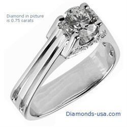 Picture of The Eiffel Diamond Engagement Ring