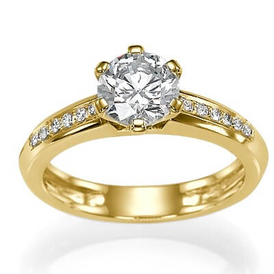 The new classic style with side diamonds