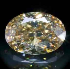 2.05 Carats, Oval Diamond with Very Good Cut, Natural fancy Brown Yellow, SI2 GIA, Stock 1421065