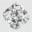 0.55 Carats, Cushion Diamond with Ideal Cut, D VS2 and Certified By EGL