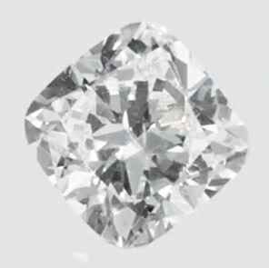 Picture of 0.55 Carats, Cushion Diamond with Ideal Cut, D VS2 and Certified By EGL