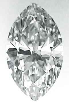Diamantes sueltos, corte marqués, quilates I color VVS1 claridad, Very Good-370147