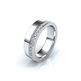 Picture of Comfort fit wedding band with 0.57 carat diamonds