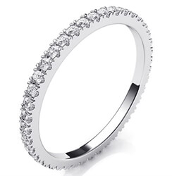Picture of 0.30 carat. Eternity ring, diamonds wedding or anniversary ring