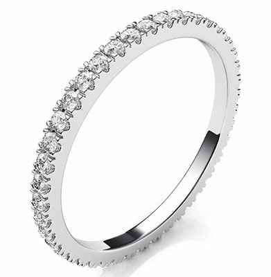 0.30 carat. Eternity ring, diamonds wedding or anniversary ring