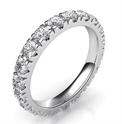 Picture of 2.7mm eternity ring, 1.50 carats