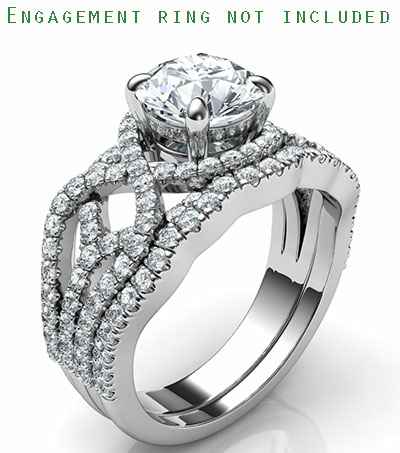 Matching wedding band to swirl engagement ring