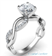Picture of Infinity engagement ring for all shapes and sizes