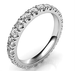 Picture of 2.5 mm eternity band, 1.15 carats