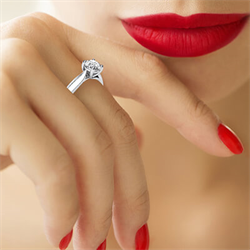 Picture of The new Criss Cross Solitaire engagement ring