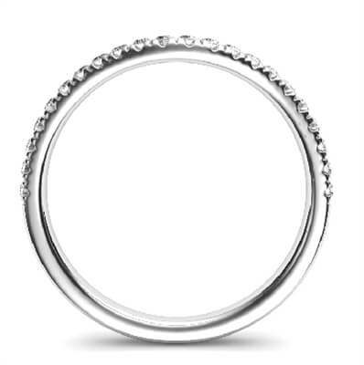 Matching wedding band for Buddies with side diamonds engagement ring