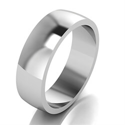 Picture of Low dome 6 mm comfort fit wedding band