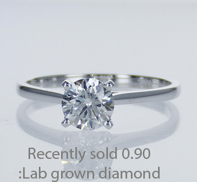 Delicate solitaire cathedral engagement ring settings -Patricia