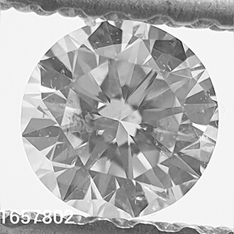 0.23 carat, Round diamond H color SI1 Ideal-Cut, Stock 1657802