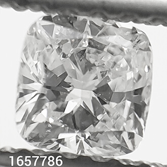 0.30 Carats, Cushion natural diamond with Ideal Cut, G Color, SI1 Clarity and Certified By CGL, Stock 1657786