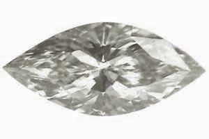 0.61 Carats, Marquise Diamond with Very Good Cut,K VS1 Clarity and Certified By CGL, Stock 370471