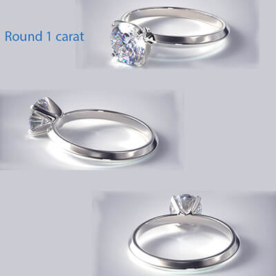 2mm knife edge engagement ring, comfort fit