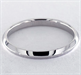 Picture of 2mm knife edge wedding ring, comfort fit