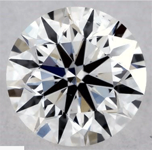 Picture of 0.19 carats, Round Diamond with Very Good Cut, F SI1 C.E, and Certified By Diamond with Very Good Cut