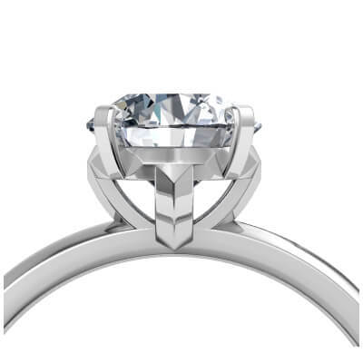 New Classic solitaire engagement ring setting