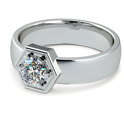 Men Engagement ring-custom made jewel, tailored to your diamond(s)