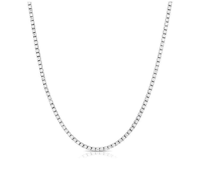 8.5 carats F SI1, Very-Good Cut , diamonds,tennis necklace