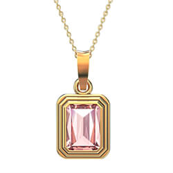 Picture of 1.50 carfat Pink Sapphire Pendant