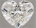 1.01 Carats, Heart Diamond with  Cut, I Color, VS1 Clarity and Certified by GIA