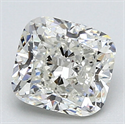 1.04 Carats, Cushion Diamond with  Ideal Cut,J SI1, Certified by GIA