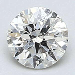 0.28 carat, Round diamond H color SI1 Ideal-Cut