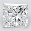 0.35 Carats, Princess Diamond with Very Good Cut, G Color, VS1 Clarity and Certified By CGL