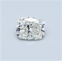 0.38 Carats, Cushion Diamond with  Cut, E Color, VS2 Clarity and Certified by EGL