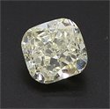 1.23 Carats, Cushion Diamond with  Cut, FY Color, VS2 Clarity and Certified by EGL