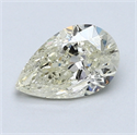 1.03 Carats, Pear Diamond with  Cut, I Color, SI2 Clarity and Certified by EGL