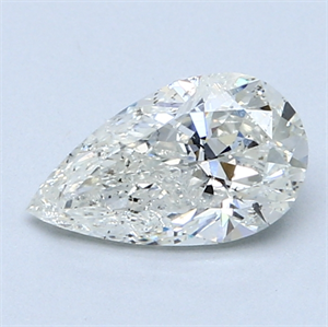 1.06 Carats, Pear Diamond with  Cut, F Color, SI2 Clarity and Certified by EGL, Stock 2528408