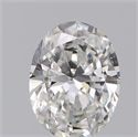 0.42 Carats, OVAL Diamond with  Cut, F Color, SI1 Clarity and Certified by GIA