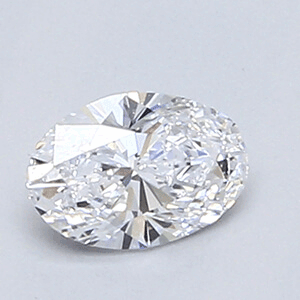 Picture of 0.37 Carats, Oval Diamond with Very Good Cut, D Color, VS2 Clarity and Certified By EGL.