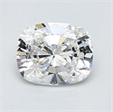0.39 Carats, Cushion Diamond with Very Good Cut, D Color, VVS2 Clarity and Certified By EGL